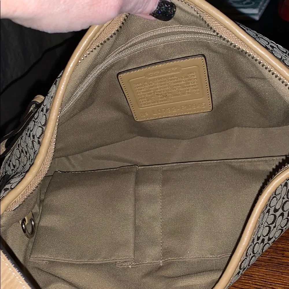 Y2K signature Coach bag purse 2 way - Picture 4 of 15